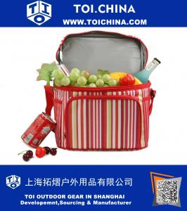 12-Can Insulated Cooler Bag Mobile Cooler Lunch Bag