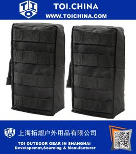 Bolsas Molle de 2 paquetes - Bolsa EDC compacta resistente al agua y táctica