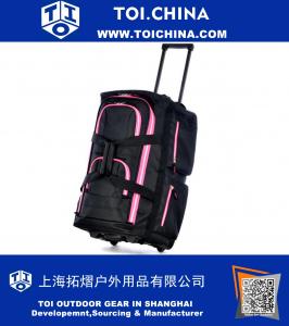 22-Zoll-Carry-On 8-Pocket Rolling Upright Reisetasche