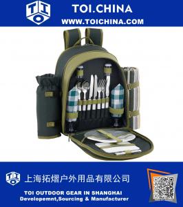 2 Person Blue Picnic Backpack