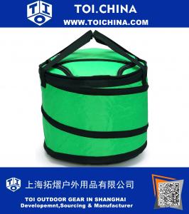 30-can Collapsible Soft cooler bag for Party, Golf, Grocery, Picnic, Car, Leakproof Liner, Fits in Suitcase, Green