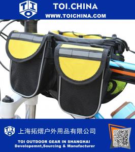 4-в-1 водонепроницаемый велосипед задние сиденья сундук седло сумки сумки Pannier