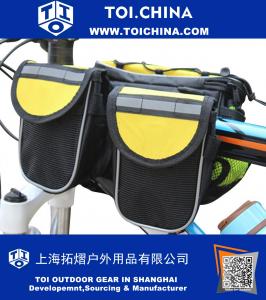 
4-em-1 impermeável bicicleta assento traseiro tronco bolsa de sela bolsa Pannier
