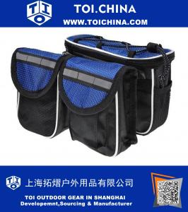 4 in 1 Saddle Bike Bag Multi-function Organizer Pannier Top Tube Bag