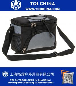 5-6 Can Soft Cooler Lunch Bag для кемпинга Семейные пикники Мероприятия на свежем воздухе Школьные малыши Handy Bag Идеально подходит для обеда Carting