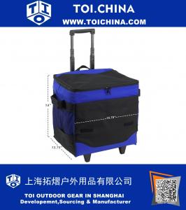 60 Can Collapsible Insulated Rolling Cooler