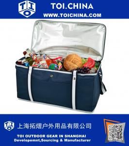 64 Can Large Semi-Rigid, Soft Folding Collapsible Cooler