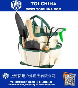 8.25 in. Garden Tool and Tote Set