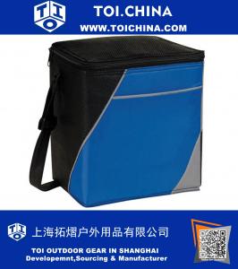8 Pack Cooler Lunch Bag 210D PU Diamond Non Woven Polypropylene Insulated, heat-sealed PEVA Lining Reusable, Spot Clean Air Dry