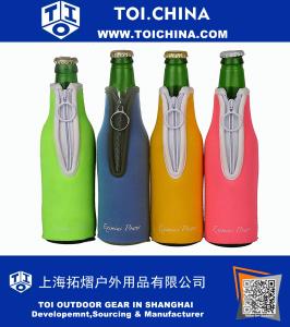 Bierflaschenkühler mit extra dickem Halter (4mm Dicke) Neopren Isolator Kühler