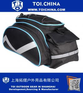 Fahrrad Tasche Multifunktions 13L Schulter Handtasche Bike Tail Rear Seat Bag