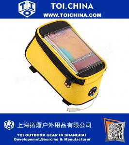 Bicycle Bike Frame Front Tube Bag for 4.2 inch Cell Phone