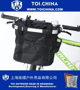 Cesta para bicicletas, para mascotas, gato para perros, cesta para bicicletas 2 en 1, porta hombros