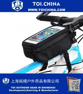 Bicycle Front Top Tube Bike Frame Cycling Storage Bag Pouch