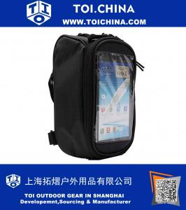 Paquets de vélo cadre de tube avant de vélo 5,5 pouces avec écran tactile haute sensibilité Multi-function Smartphone Bag