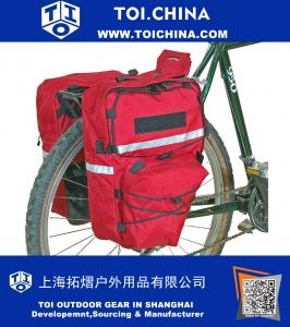 Fahrrad Pannier Reflektierende Trim Radfahren Rack Bag Bike Rear Pack Zubehör Rahmen