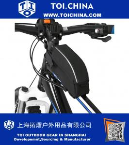 Bicycle Wedge Top Tube Bag with Flip-Top Opening