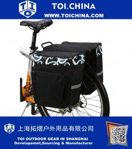 
Saco de bicicleta Bicicleta Frente Traseira Pannier Ciclismo Rack Pack 30L Saco de Tronco de Bicicleta
