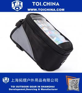 Bike Bicycle Handlebar Frame Pannier Front Top Tube Bag Pack Pouch