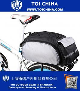 
Saco de cremalheira da bicicleta saco de carga do assento pacote traseiro troncos pannier bolsa multifuncional bolsa
