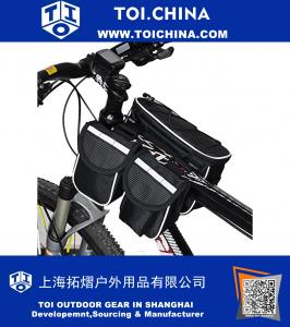 
Saco superior do tubo da parte dianteira da bicicleta do saco do quadro da bicicleta para a bicicleta da estrada da montanha
