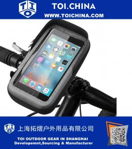 Bike Front Frame Phone Bag 5.5 inch Rain Resistant Transparent Window