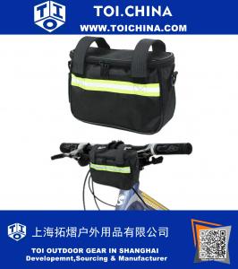 Bolsos para manillar de bicicleta, cestas de ciclismo Bolsillo para bicicleta en la parte delantera Bolsa de tubo superior