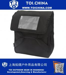 Black Polyester Insulated Pizza Bag