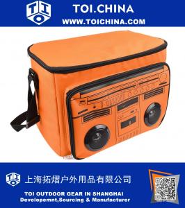 Bluetooth Speaker Cooler Bag, VOLADOR Sac isotherme isotherme avec haut-parleur Bluetooth sans fil, Sac pique-nique étanche