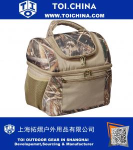 Camo Insulated Double Decker Lunch Bag Cooler