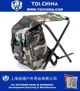 Camouflage Sac À Dos Refroidisseur Sac Chaise En Acier Haute Intensité Croix pour Pêche Sac De Camping