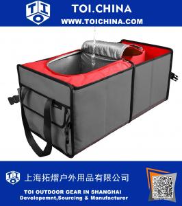 Car Trunk Organizer- Cargo Storage Container -Durable & Collapsible with Cooling and Insulation Great for Car, SUV, Truck, Minivan