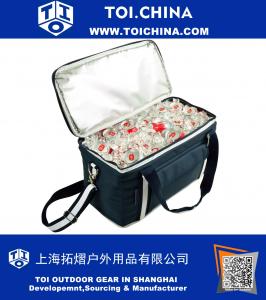 Collapsible 42 Can Semi Rigid Soft Folding Cooler with High Density Insulation (Keeps frozen Ice