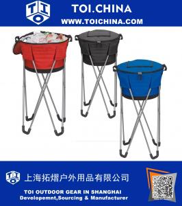 Collapsible Barrel Cooler with Stand