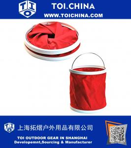 Collapsible Bucket Multifunctional Folding Bucket Perfect Gear For Camping Hiking Travel and Car Cleaning Supplies
