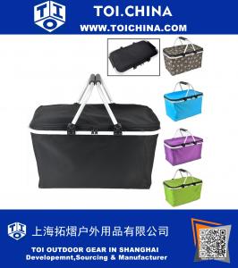 Collapsible Cooler Bags with 32L Capacity for Picnic, BBQ, Camping or Party