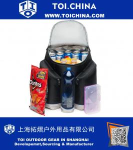 Mochila Refrigerador - Tamanho Extra Grande para a Família. Tela resistente do rasgo resistente 1680D, isolação grossa high-density da espuma, calor - forro grosso removível removível de Peva, grandes bolsos acolchoados, zíperes fortes