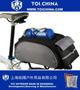 Alforja de bicicleta para bicicletas Al aire libre de viaje Almohadilla de asiento trasero para bolsas