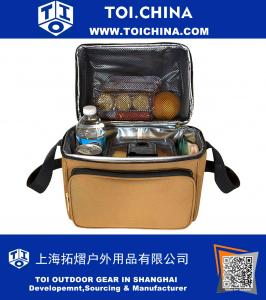 Deluxe Lunchpaket-Kühltasche mit zwei Kammern