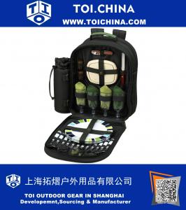 Deluxe Equipped 4 Person Eco Picnic Backpack
