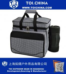 Deluxe Picnic Рюкзак Cooler Изолированные Time Bag Set Person Basket