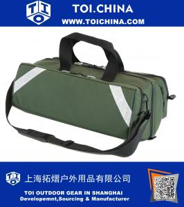 Duck Oxygen Bag with Two Full Length Exterior Pockets for Class D or Jumbo D Oxygen Tank, Regulator and Related Delivery Supplies, Nylon
