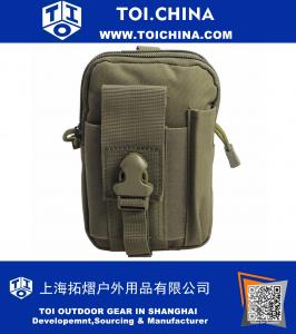 EDC paquete de bolsa de la cintura paquete táctico Molle militar impermeable Fanny Pack de nylon al aire libre senderismo ciclismo corriendo para iphone 6s plus