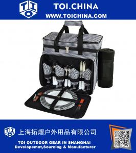 Equipped Insulated Picnic Cooler With Blanket