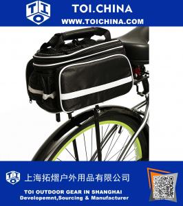 Expandable Bicycle Rear Saddle Pannier and Travel Bag