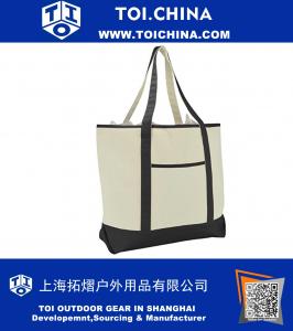 Extra Large Heavy Duty Tote with Outer Pocket