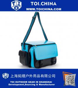 Isolierte Picknick-Tasche für Familien mit Kühlfach, Teller und Besteck. Ideal für Outdoor, Sport, Wandern, Camping, Grill