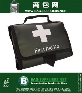 Kit de primeros auxilios automático, esté siempre preparado y listo para usar en su automóvil, 100 unidades de equipo médico, kit de emergencia para viajes, equipo de primeros auxilios para senderismo, bolsa de supervivencia para casos de emergencia