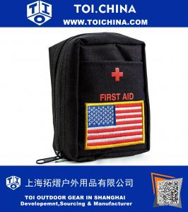 First Aid Medical Kit for Survival - Emergencies Small and Lightweight Compact Bag for Car,Home,Office,Sports,Travel,Boat, Hiking, Biking, ViThink Fully Stocked First Aid Kits