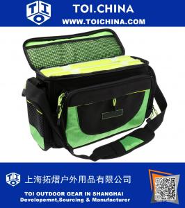 Sac de pêche Portable Outdoor Tackle Bag Sacs Sac à bandoulière multiple Holdall Sac avec Fishng Lure Case